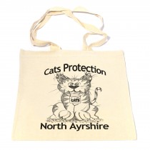 Cute Cat Cotton Shopper Bag